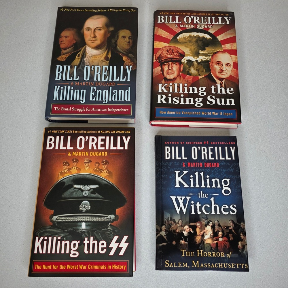 Bill O'Reilly Killing Series Book Set 4 Hardcover History Non-fiction Bundle